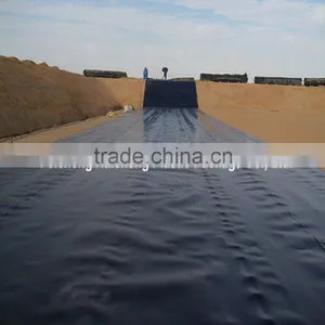 PE Black Plastic Rolls 1.5mm Hdpe Geomembrane thumbnail-1