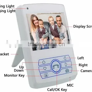 2.4G Wireless Video Door Phone 1v2 Wireless Door Intercom Door Phone thumbnail-1