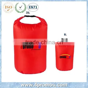 Red Waterproof Beach Tote Bag thumbnail-1