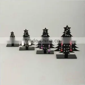 Modern Design Acrylic Christmas Tree Shape Earring Display thumbnail-1