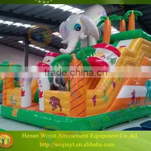 Cheap Commercial Inflatable Bouncer Combo thumbnail-1