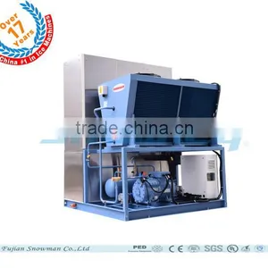 2017 Year Newest Design Falling Film Type Chilled Water Machine 1Ton Per Day With Air Condenser thumbnail-1