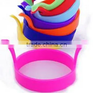 Round Shape Red Resistant Silicone Egg Ring thumbnail-2