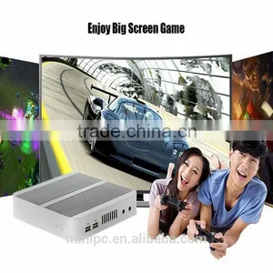 Partaker Haswell Intel Core i3 4010U Desktop Computer Mini PC Fanless NUC 4K HTPC With 8G RAM 320G HDD thumbnail-2