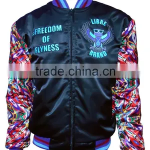 Sublimation Varsity Jackets/ Sublimation Printed Bomber Jackets/ Baseball Varsity Jackets With Custom All Over Printed, Design thumbnail-1