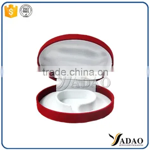 OEM Universal Wholesale Red Flocking Round Recycled Packaging Boxes thumbnail-3
