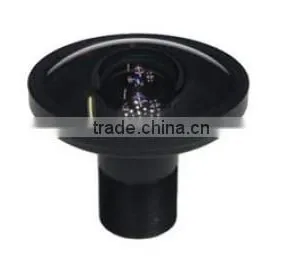 1/2 Sensor Image 8MP 1.58mm F3.0 Fixed Iris M12 Wide Angle Fisheye Lens for ip Camera thumbnail-1