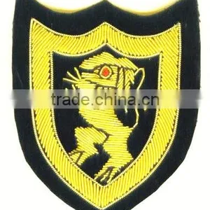 Custom Handmade Indian Metallic Thread Embroidery Patch thumbnail-1
