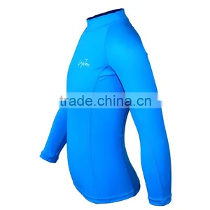 Blue Slim Rash Guard Swimsuit thumbnail-2