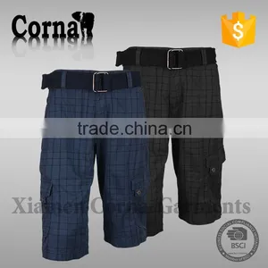 New Fashion Breathable Polyester Mens Summer Worsted Short Pants Suit With Great Price thumbnail-1