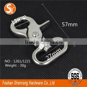 Wholesale Swivel Snaphook for Handbag, Zinc Alloy Snap Hook for Bags thumbnail-2