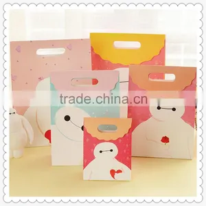Online Shop China Cute Baymax Grocery Paper Bag With New Craft thumbnail-1