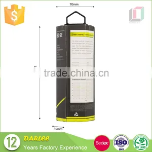 China Custom Embossing Folding Recyclable Art Paper Headphone Box Packaging With Logo thumbnail-3