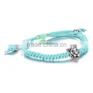 New Deisgn Braided Rop Bracelet, Cotton Friendship Bracelets Cotton Cord Bracelet thumbnail-2