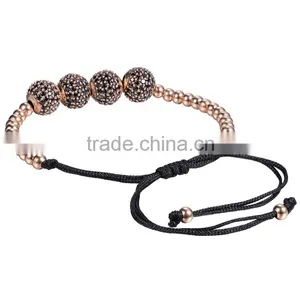 14K Gold Plated 316l Stainless Steel Bracelet Men's Women's Braided Bracelet Wholesale Fashion Jewelry thumbnail-3