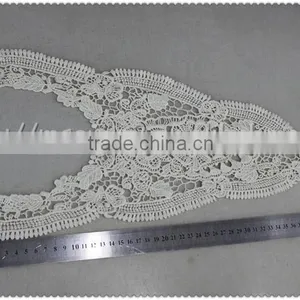 100% Cotton Lace Collar, Soft White Crochet Cotton Lace Collar for Garment thumbnail-2