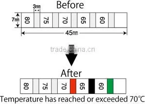 Adhesive Sticker Label for Temperature Exploration thumbnail-1