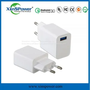 Hot Sale QC3.0 EU Plug Wall USB Charger for Phone thumbnail-2
