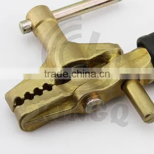 KINGQ British Type Brass Cable Clamp 500A for Welding Machine thumbnail-3