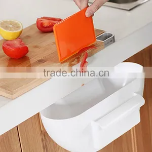 Plastic Kitchen Garbage Bowl,Trash Hanging Holder Bowl,Waste Storage Bin thumbnail-2