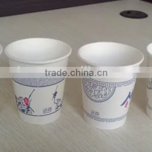 Disposable Hot Paper Cup, Water- and Oil-proof, Biodegradable Paper Cup, PE-coated Paper thumbnail-1