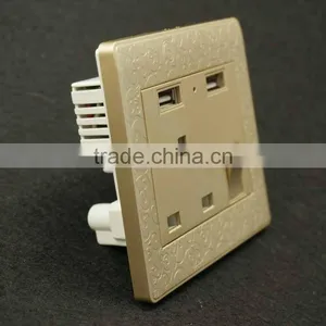 Electric Wall Switch and Socket Outlet Usb Plug Wall Socket thumbnail-4