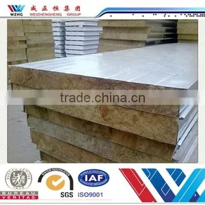 Rock Wool Sandwich Roof Panels/Polyurethane Faux Rock Panel/Galvanized Roof Panels thumbnail-2
