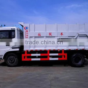 Dongfeng Tianjin Garbage Dump Truck With Capacity 14cbm thumbnail-1