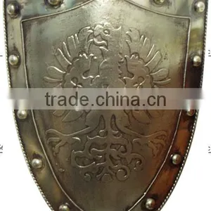 B-10 Shield Warrior Sculpture Bronze Wholesale Statues Art Deco Gift Design Bust thumbnail-3