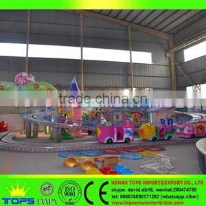 10 Car Roller Coaster High Quality New Electric Mini Shuttle thumbnail-4