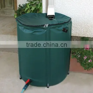 Garden Pvc Rainwater Barrel, Collapsible Rain Barrel thumbnail-1