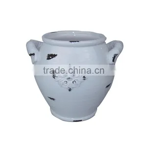 Blue Vase Ceramic Chinese Big Flower Decor Vase thumbnail-2