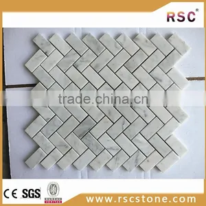 Packet Subway Gray White Marble Mosaic Tiles thumbnail-1