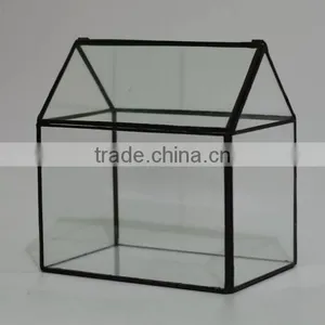 Micro Landscape Glass Cover Indoor Plant Glass Terrarium thumbnail-1