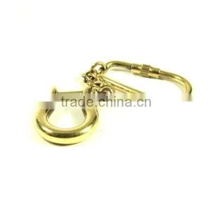 Decorative Marine Brass Shackle Marine Key Chain Nautical Keychain thumbnail-1