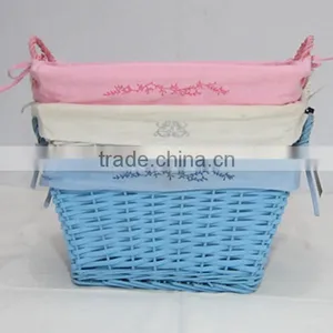 2016 Colorful Empty Plastic Storage Basket Wholesale thumbnail-1