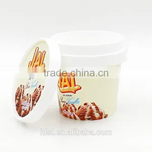 Customized Ice Cream Containers, Insulated Ice Cream Cup With Lids, High Quality Ice Cream Tub Containers thumbnail-3