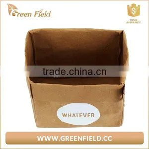 Green Field Plain Kraft Paper Storage Bags thumbnail-5