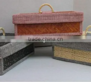 High Quality Best Selling Bamboo Shopping Bag WITH HANDLE From Vietnam thumbnail-1