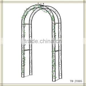 New Design Black Color Metal Garden Arch thumbnail-1