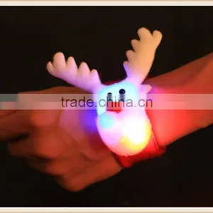 Cute 10pcs Xmas Gift Slap Bracelet/Bangle Christmas Decor Pat Circle Hand Ring thumbnail-3