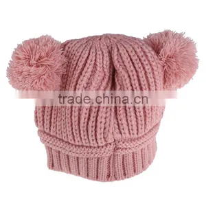 Warm Children Knitting Woolen Hat Comforatble Winter Kids Boy Girl Cap thumbnail-4