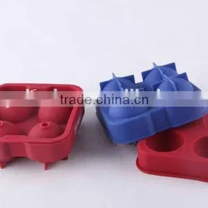 Spherical Shell Square Silicone Ice Cube Mold Ice Container thumbnail-1