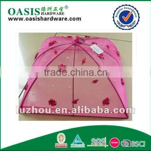 High Quality Unfoldable Food Cover,fixed Food Cover With Flower thumbnail-1