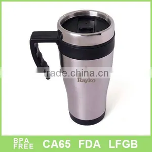 Fashion Stainless Steel Travel Car Mug With Handle thumbnail-1