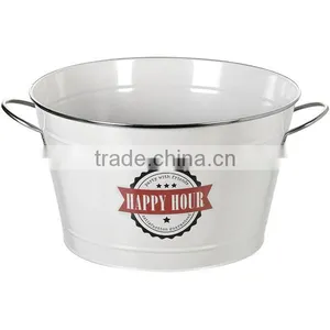 'HAPPY HOUR' Metal Ice Bucket thumbnail-2