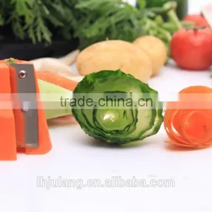 Tri-blade Plastic Spiral Vegetable Slicer/plastic Carrot Peeler/slicer thumbnail-2