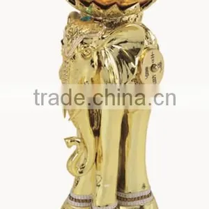 Resin Elephants Ashtray Stand Cigar Ashtray thumbnail-2