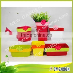 Outdoor Garden Decorative Professional Flower Arrangements Pot thumbnail-1