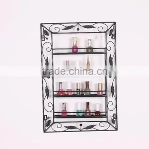 New Product Floor Standing Display Shelf Metal Nail Polish Rack thumbnail-4
